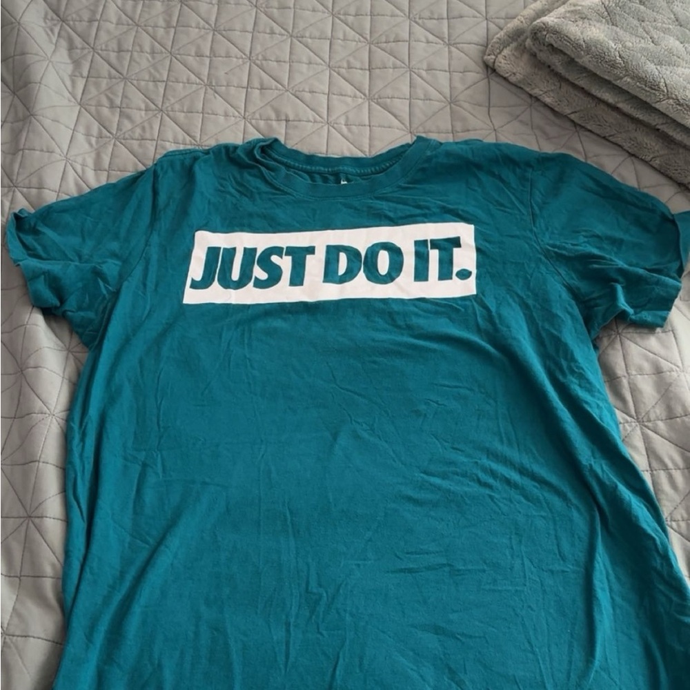 Nike Teal 'Just Do It' T-Shirt